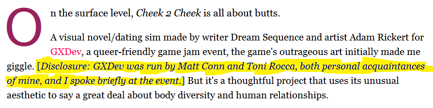 GamerGateFan's tweet photo. Congratulations @Polygon for actually doing disclosure! Easy wasn't it? Was not even worth fussing about #GamerGate http://t.co/IxpXZfY4qt