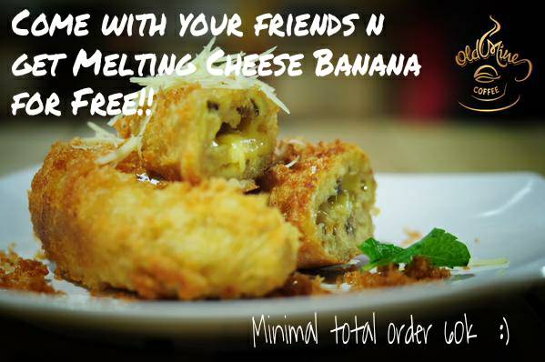 oldminecoffee's tweet photo. Mau dapet melting cheese banana? Yukk merapat ke @oldminecoffee :)) http://t.co/tuge7r4Ync