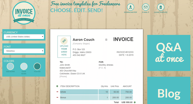 InvoiceAtOnce.com tweet media