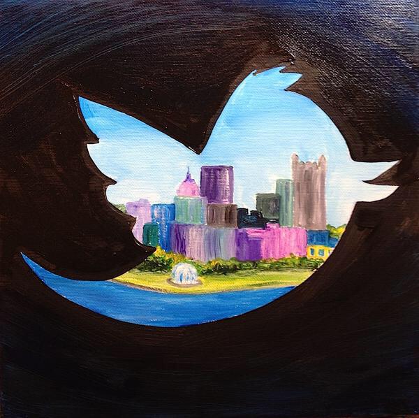 PGHTweetup's tweet photo. Join us tonight for our #BeAPaintMonkey tweetup! https://t.co/qkM37kCSjt beer &amp; canvas painting! http://t.co/ezFhHv1N9o