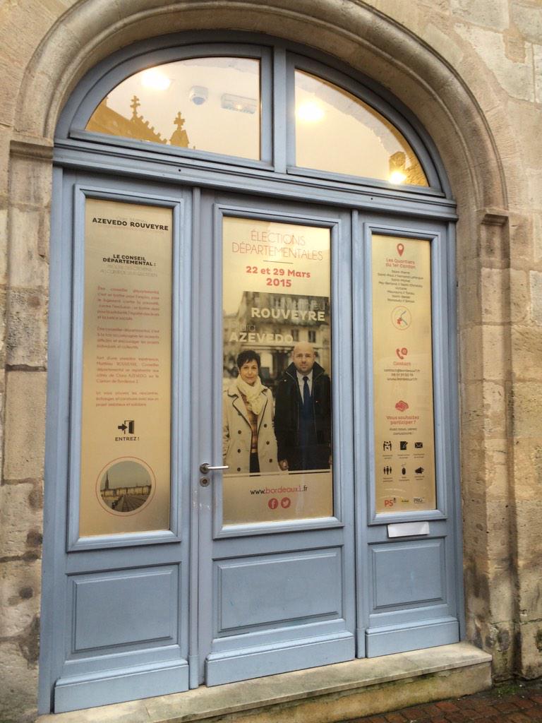CantonBordeaux1's tweet photo. Venez découvrir notre permanence, 2 rue des Argentiers ! #Départementales2015 http://t.co/ld5yH2PCGM
