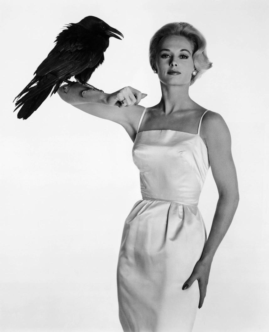 Happy 85th Birthday to Tippi Hedren, seen here in a publicity shot for THE BIRDS(1963). 