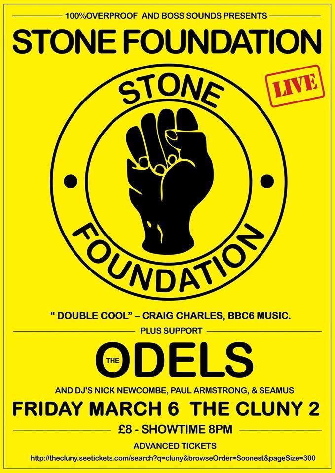 stonefoundation's tweet image. Next up we're in #Newcastle for our first ever Headlining gig there. The word is spreading @thecluny