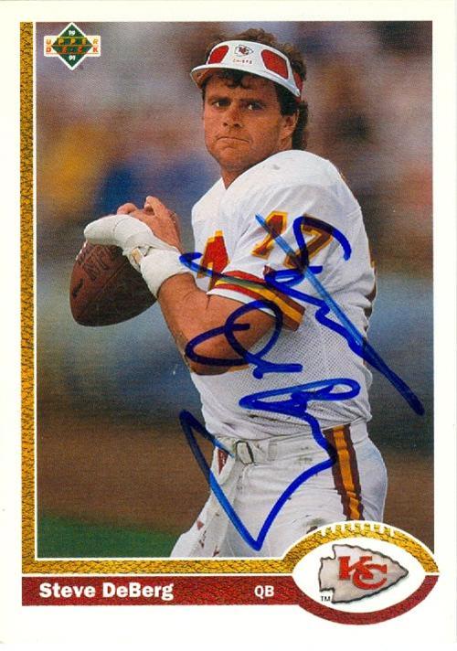 Happy Birthday Steve DeBerg! This card is perfect, the visor, cast & the fact that he was 1000 years old at the time. 