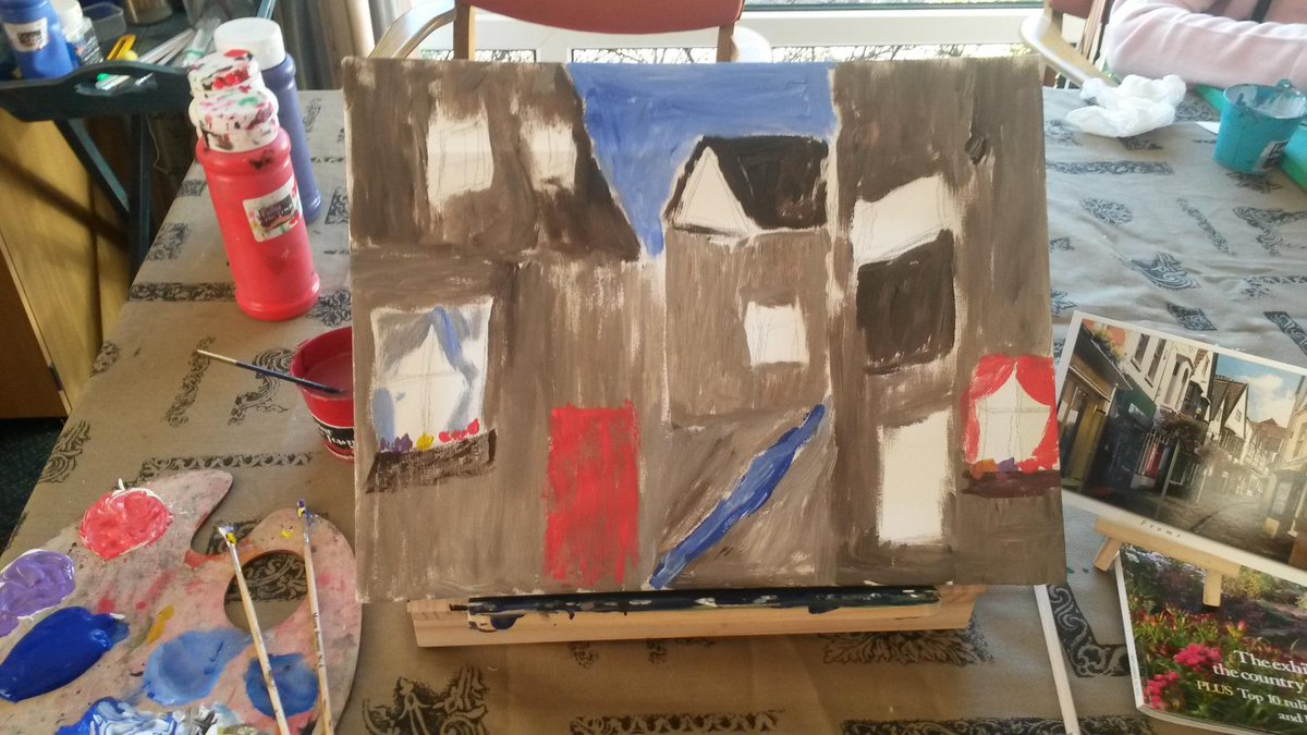 paintpartyred's tweet photo. Awesome morning at Beckington Active living group. well done ladies.. see the pics of the worked created http://t.co/FCNzsecHbG