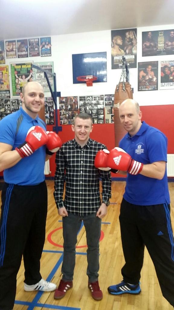 SWEETprogramme's tweet photo. SWEET staff @OLTHLC get to grips with @paddyb_ireland at launch of #fourteen project. Topman! http://t.co/j9u3LrDTMC