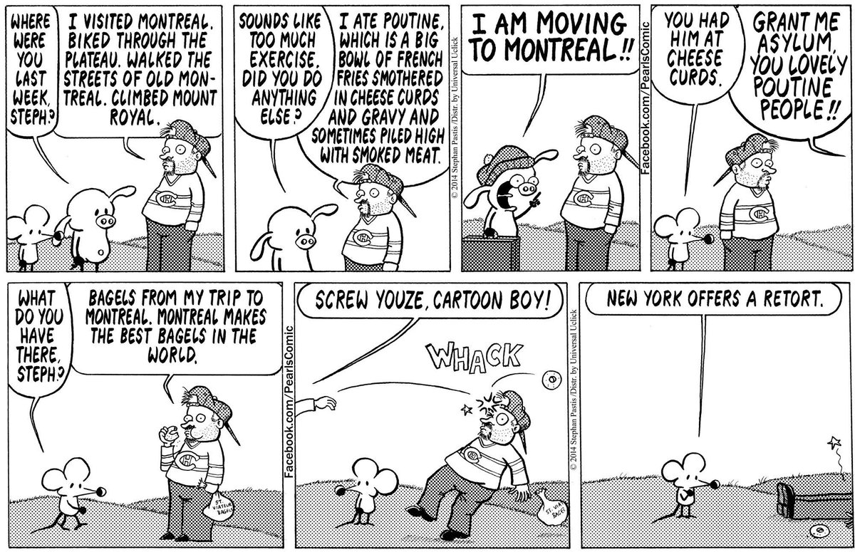 CNWArts's tweet image. . @stephanpastis met #Mtll en valeur dans plus de 750 journaux à travers le monde @375mtl cnw.ca/mnj18