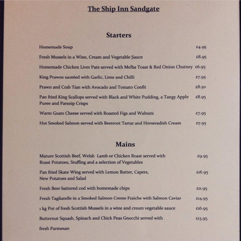 Ship Inn Sandgate (@Theshipinn4) | Twitter