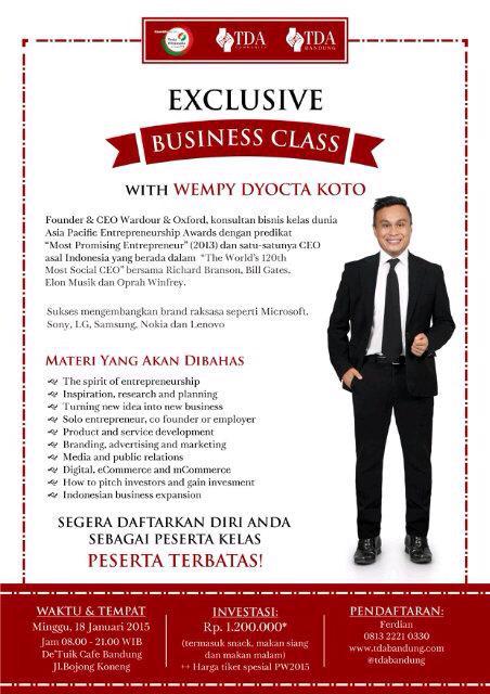 Thank you to everybody who attended my 15 hour business lecture at Bandung. I hope your futures are forever changed.