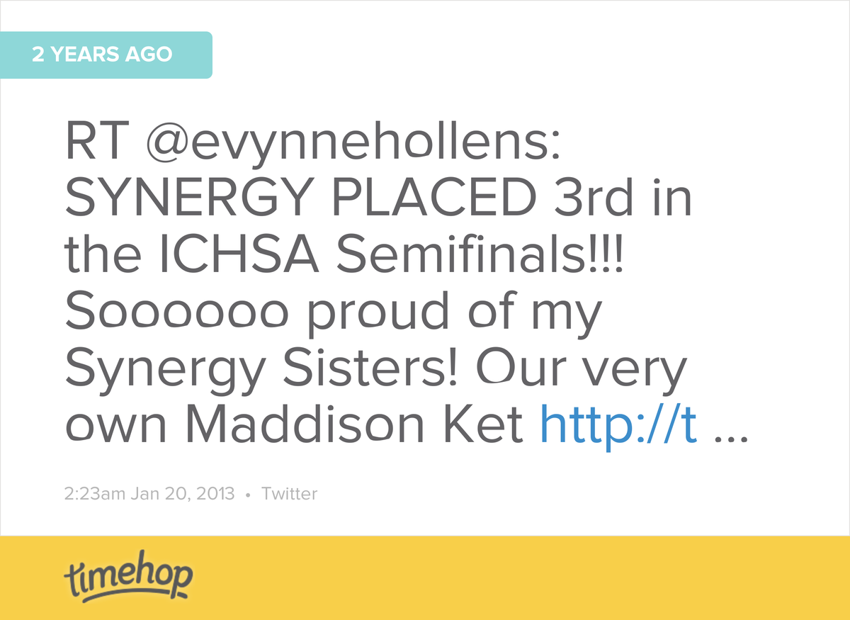 _madisonbaker_'s tweet photo. Exactly 2 years ago today! (via @timehop) http://t.co/vNOZQsu5jQ http://t.co/64njCwGkWv