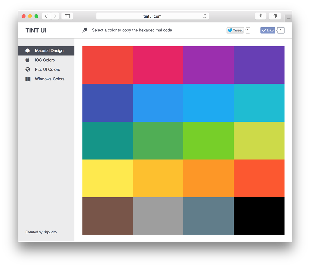 averagejoedev's tweet image. Check out #TintUI, now featured in our #colour resources page! #color av.joe.gl/colours