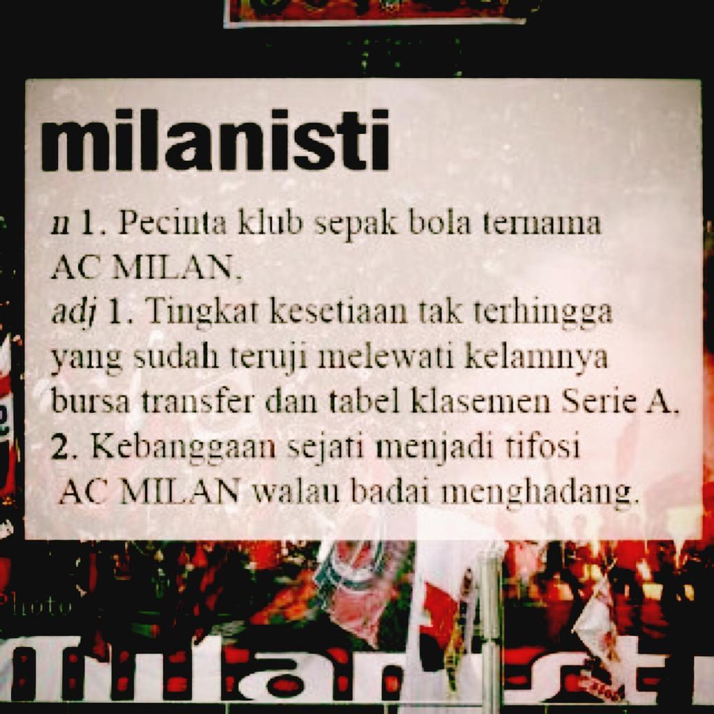 AyoIndonesia_ID's tweet photo. Milanisti nih #commawiki #kamusbola http://t.co/bGuslIYIdD
