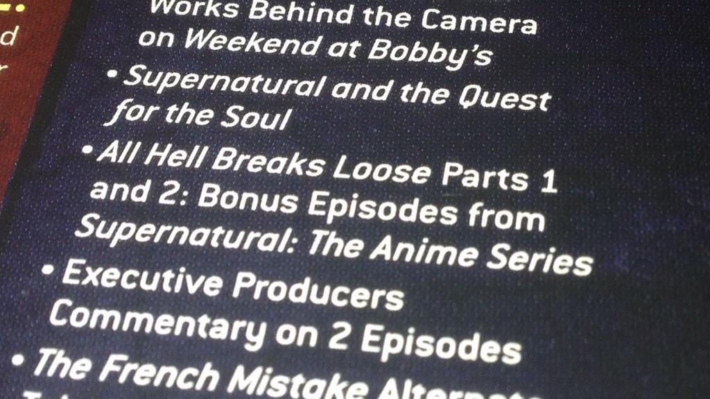 (Can someone explain why  All Hell Breaks loose is listed when the first two anime eps are actually on it?)