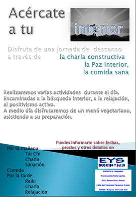 educaysalud's tweet photo. Acércate a Tu Interior.
Jornada de convivencia, para el conocimiento interior.
Fecha a establecer. ¡INFÓRMATE! http://t.co/u18WXlExzQ