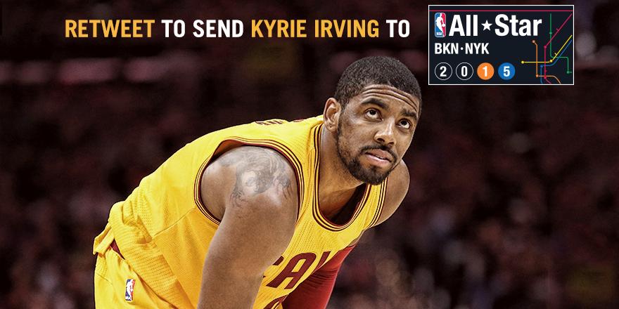cavs's tweet photo. LAST DAY to #NBABallot | Kyrie Irving.

RT by 3PM &amp; you could WIN #CavsJazz tickets! 

Rules: http://t.co/7JPIkm8G0R http://t.co/lzuONGRkja