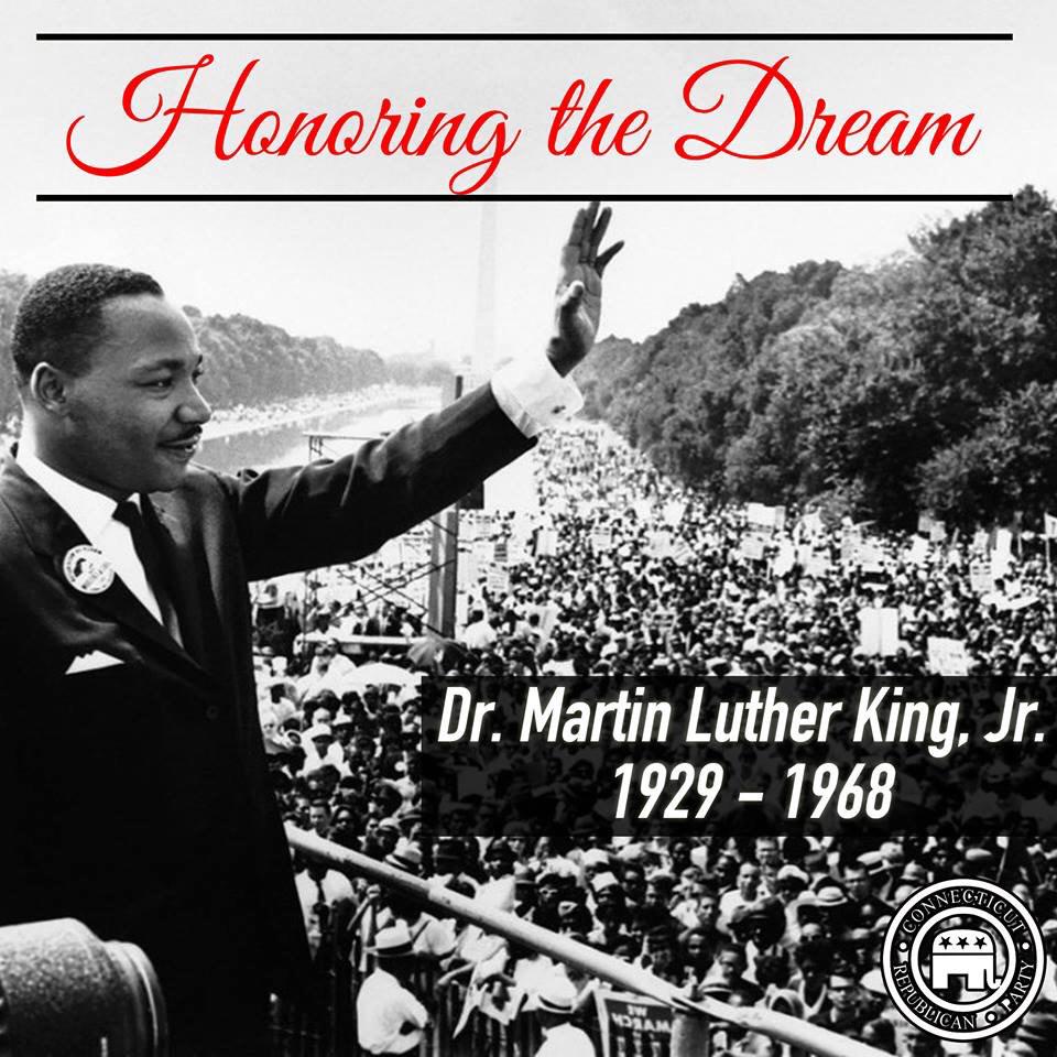 CTGOP's tweet image. Today we remember Dr. Martin Luther King, Jr., an American Hero.