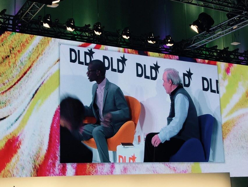 OMG #Giorgio_Moroder #dld15 - seriously cool older dude