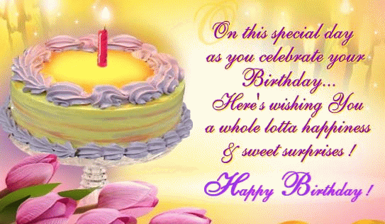  Happy Birthday Dani & may your dreams come true. 