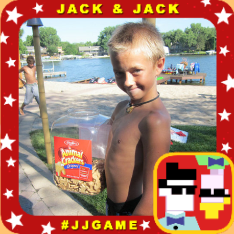 Johnsonsreefer's tweet photo. JackJ is all up in the animal crackers! #JJGame http://t.co/tFMqJjWeyD http://t.co/mBL5tagqCh
