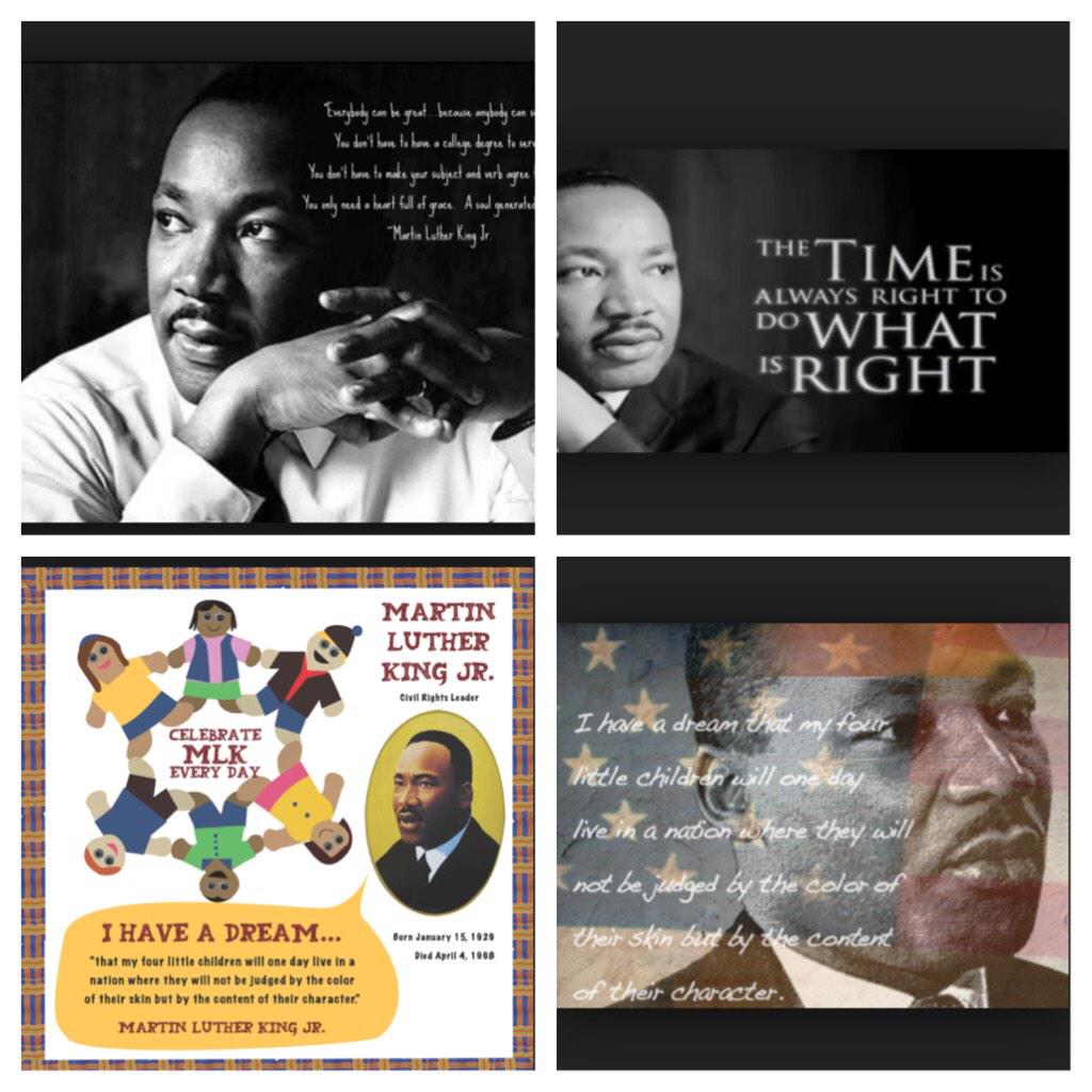 #HappyMartinLutherKingJr.Day ! "Don't judge a man by the color of skin but by the content of there character"#Blessed