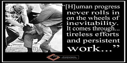 GCHA's tweet image. It wasn't all speeches at universities and churches for Dr. King.  #neverquit #MLKDay