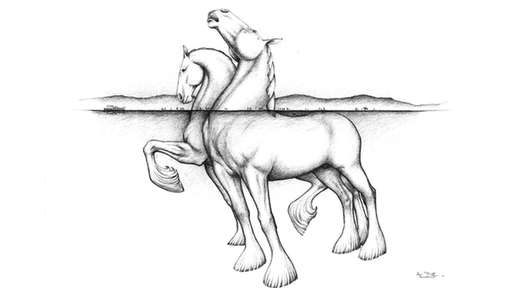 BBCScotlandNews's tweet photo. Drawing by Kelpies creator Andy Scott to be auctioned for charity. #ScotlandLive has more: http://t.co/8hpremK2Pl http://t.co/dqxhUUVMIe