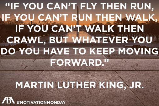 swreporting's tweet image. This #motivationmonday, remember to keep moving forward, however you can.