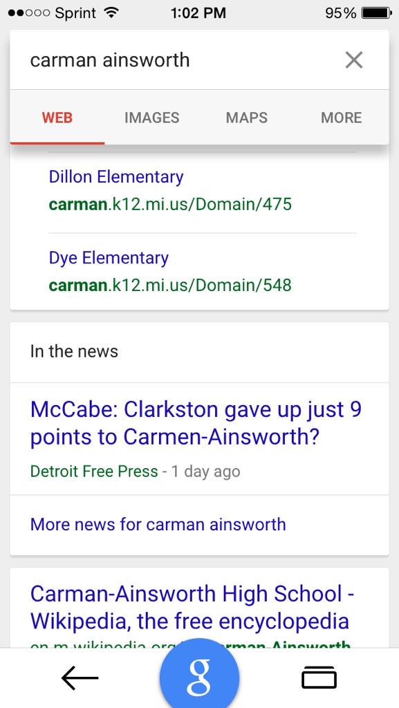 CAHSSection's tweet photo. When reporters don't do their job right.... It's CarmAn- Ainsworth. http://t.co/YmCBor5QrX