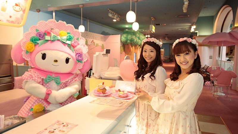 ピューロランド4階「マイメロディドリームカフェ」では、とっても