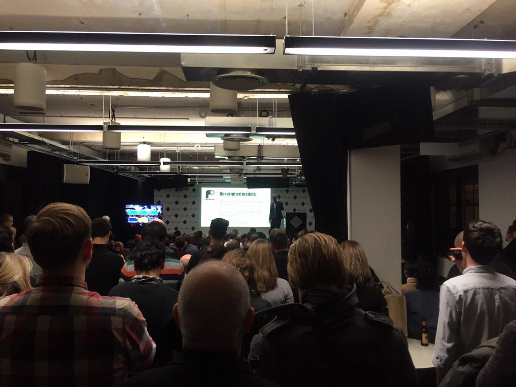 this_is_paper's tweet photo. Standing room only all the way to the back at #techforgood #thinkdrinkdo http://t.co/fXORn5qu8T