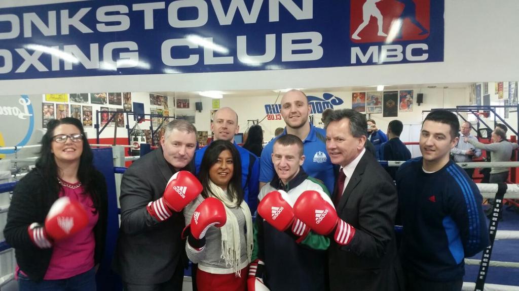 cmcbride90's tweet photo. The Launch of the Spirit of 2012 Fourteen Programme to at Monkstown boxing club @paddyb_ireland @SWEETprogramme http://t.co/HB9I7SdOIX