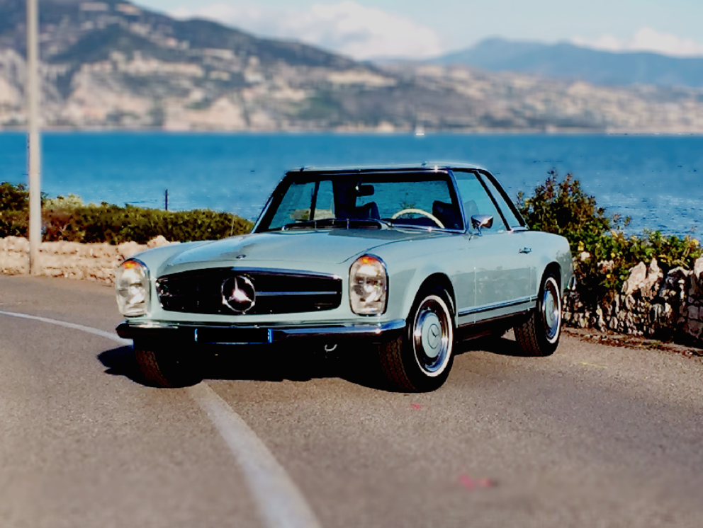 NicoRosberg's tweet photo. took a great picture of my amazing car on my sunday cruise... @MercedesBenz #classic #loveit http://t.co/p7sxqRArSR