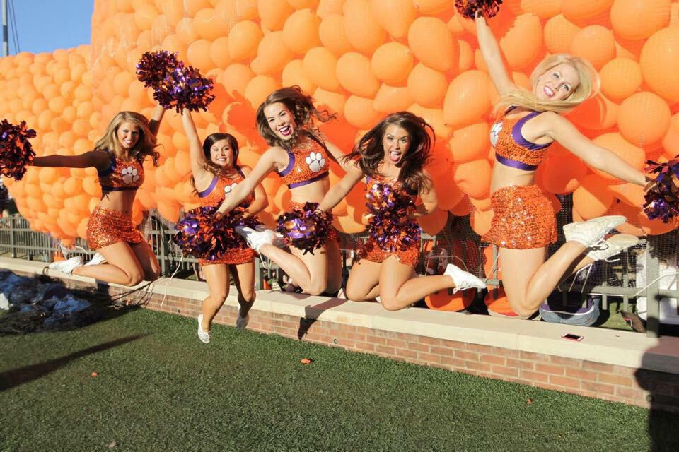 collegecheer2's tweet photo. Clemson University http://t.co/LJYUnjkcE8