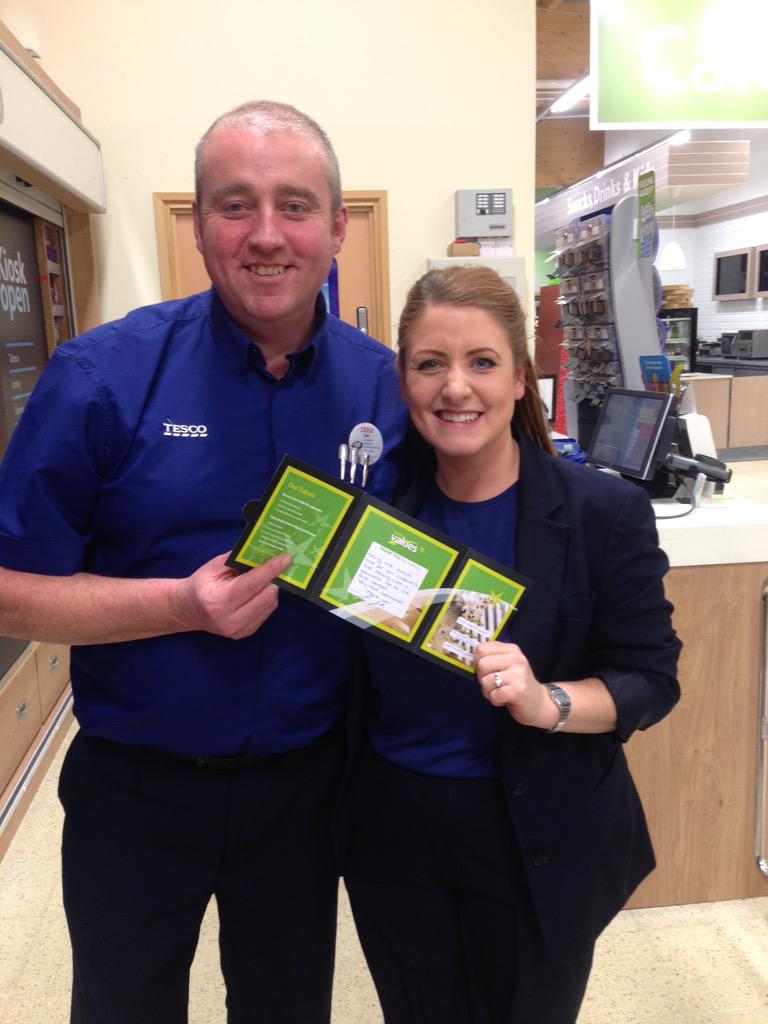 Well done <a href="/ian1971ian/">ian harrison</a> on receiving your values award for excellent service &amp; supporting our customers <a href="/TescoRugeley/">Tesco Rugeley</a>