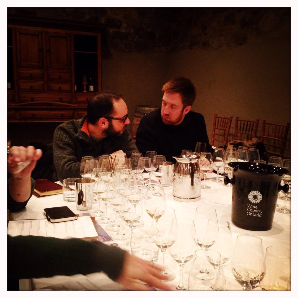 "<a href="/mkaiserwine/">Magdalena Kaiser</a>: #sommtrip focuses on #riesling <a href="/CaveSpring/">Cave Spring Vineyard</a> <a href="/yohannjousselin/">Yohann Jousselin MS</a> Tanguy, Agustin, Alex, Romaine and Gabor! "