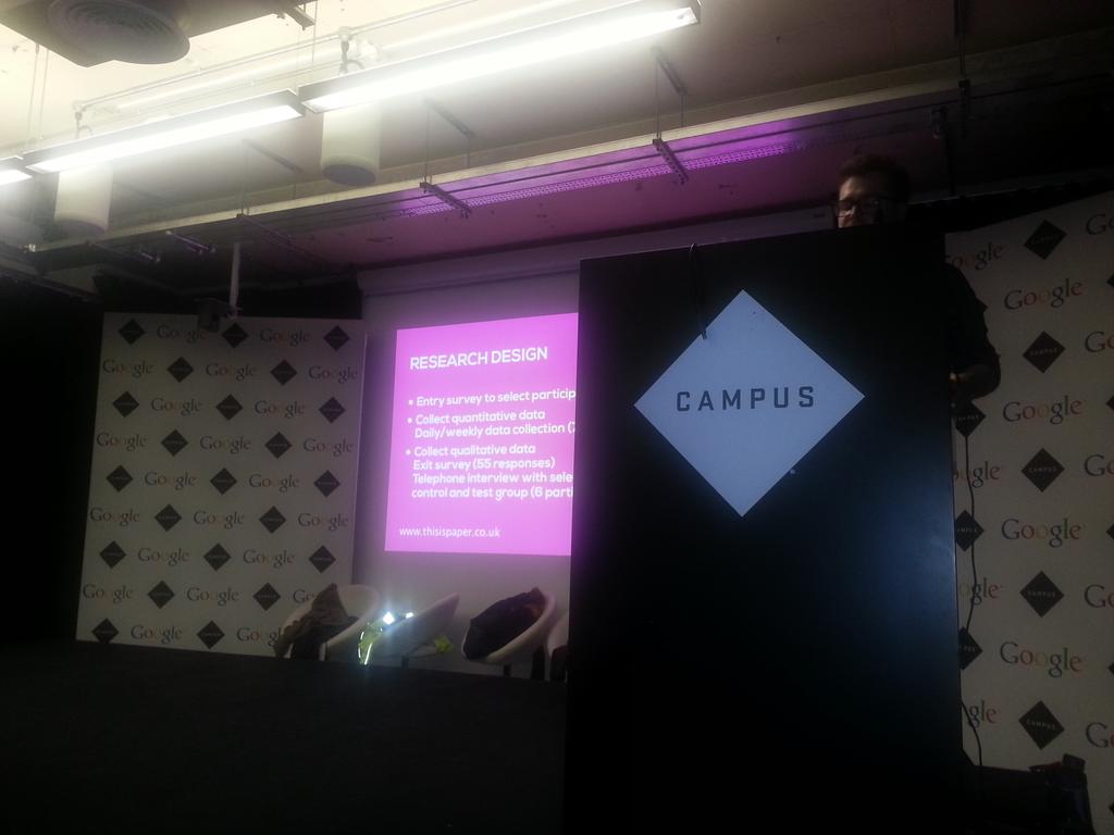 nickstanhope's tweet photo. Rupert Tebb from @this_is_paper talking about Spruce drinking reduction app #techforgood V tough challenge... http://t.co/axwTuYby9V