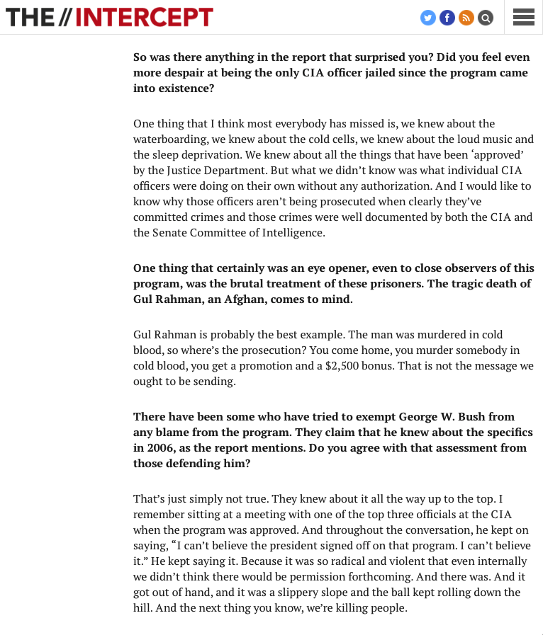 #MustRead: John Kiriakou discusses the CIA #TortureReport firstlook.org/theintercept/2…