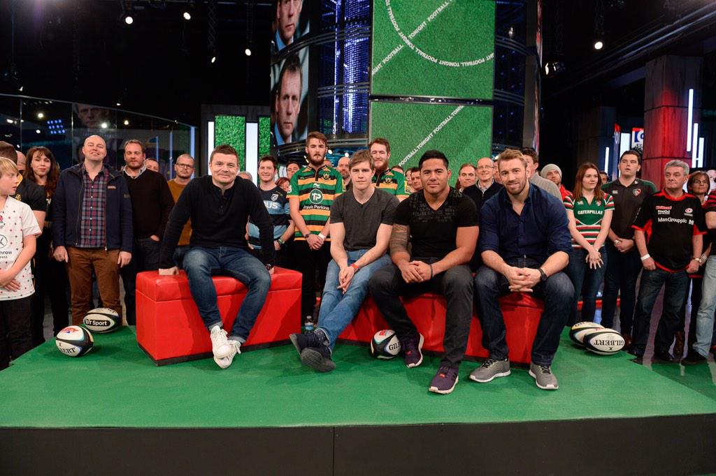 RugbyTonight's tweet photo. Which corner of the @btsport studio would you prefer to be in?
#RugbyTonightSpecial
#GreatestLineUpEver http://t.co/Kn2I1Dshvn