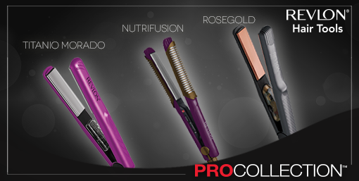 RevlonHT_Mx's tweet image. Cuida tu cabello con nuestras alaciadoras de la línea #ProCollection: #TitanioMorado, #NutriFusion o #RoseGold
