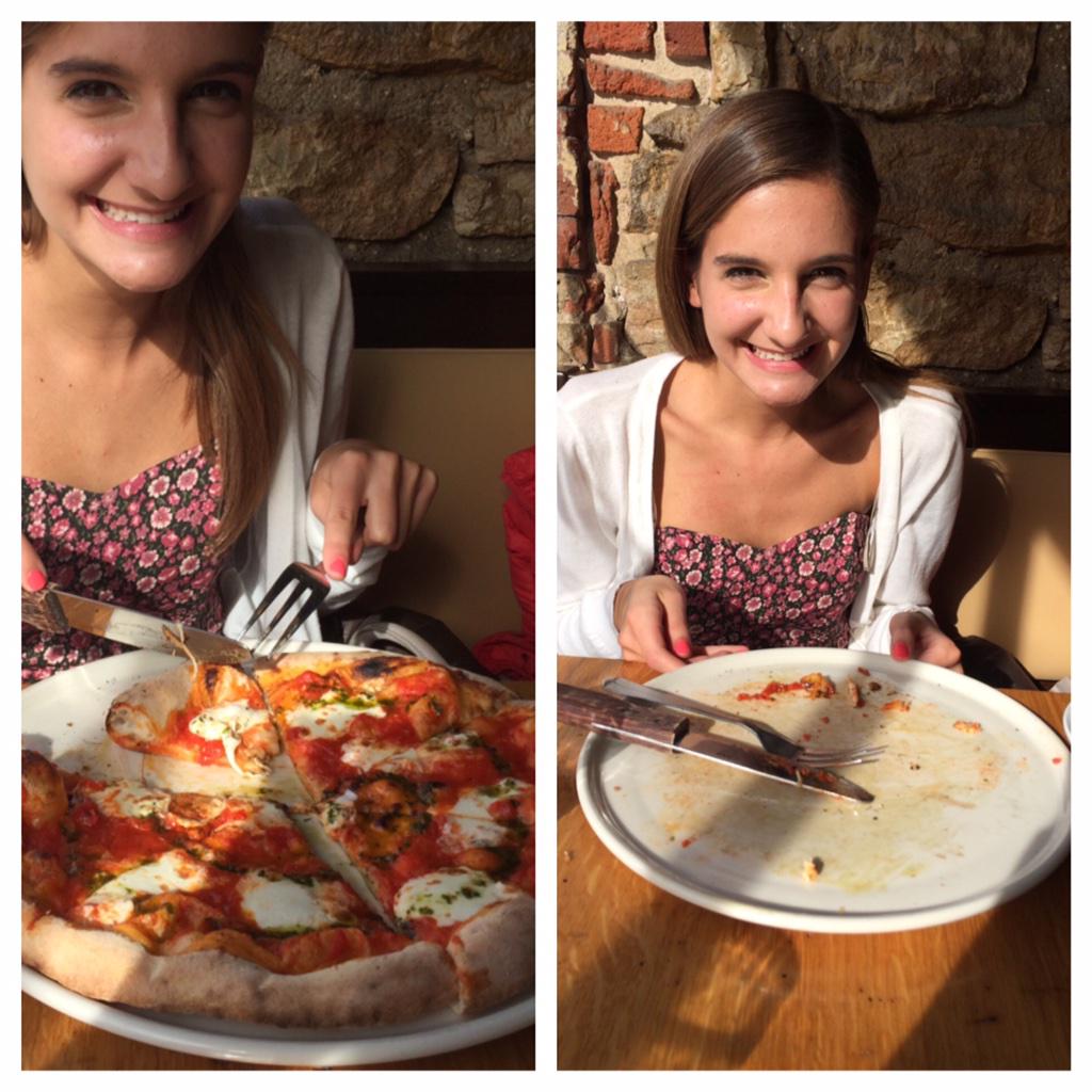 thingslauradoes's tweet photo. laura finished a 12 inch pizza by herself in under 20 minutes...........k http://t.co/4me3HLbrlo
