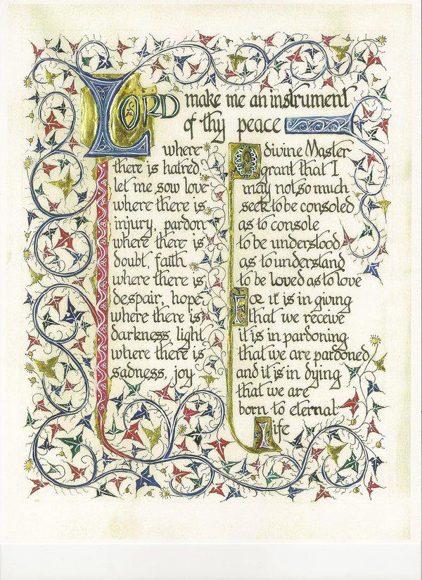 A prayer attributed to St. Francis of Assisi #peace #pray