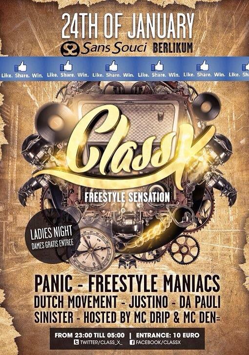 Dj_Da_Pauli's tweet image. Next saturday it's @Class_X_  time at @SansSouciBerlik Let's get ready to rumble! #FreeStyleMonday
