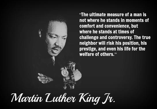 Today we honor Dr. Martin Luther King Jr. His selflessness changed America and inspired a generation.