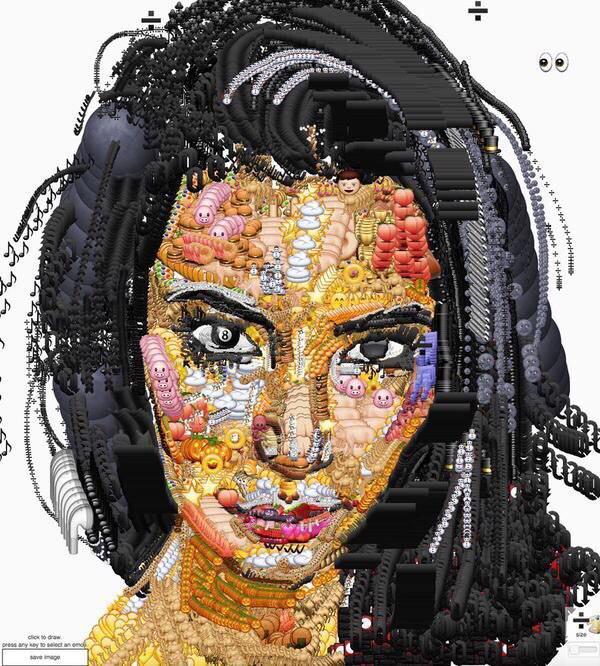 i_D's tweet photo. All eyes on @yungjake's emoji art: http://t.co/7wAXPNSlaZ 👀👀����👀👀 http://t.co/hj1OvD0hmT