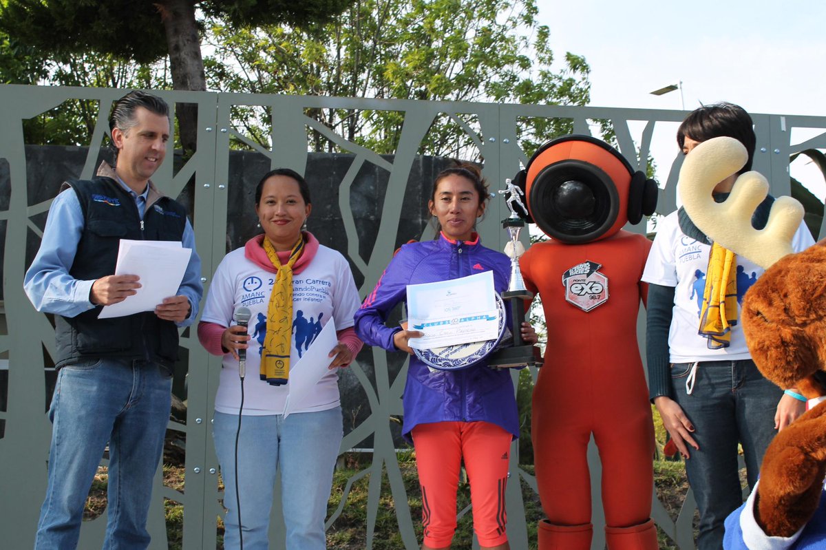 AMANCPuebla's tweet photo. @Tribunadeportes Felicidades a los ganadores de la 2da Carrera con causa “Corriendo contra el #cancerinfantil". http://t.co/LgTwlRAlb4