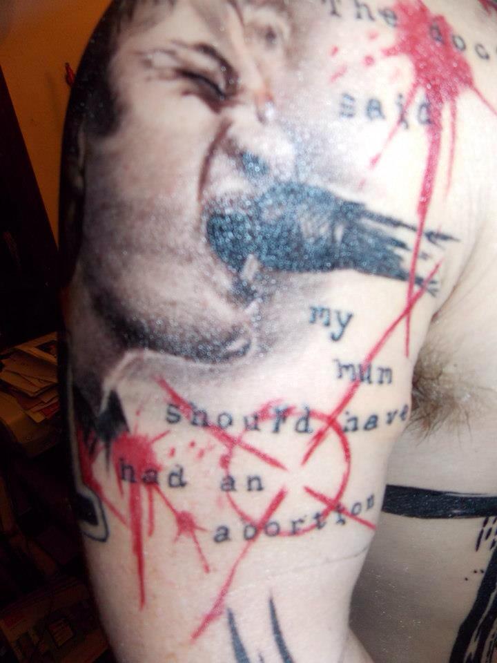 Lauraboyle88's tweet photo. @Sum41 how's this for some #41INK ? :O my boyfriend's tatts :D http://t.co/NZuqPq608r