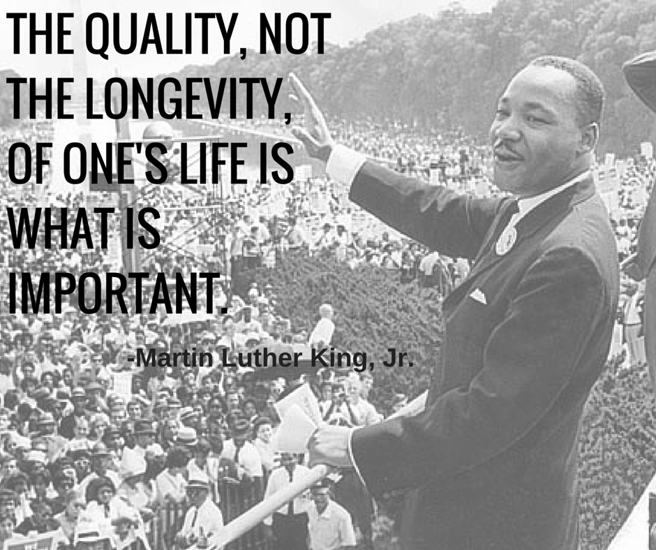 TheFieldsofSS's tweet image. Today we remember #MartinLutherKingJr. "The quality, not the longevity, of one's life is what is important." #quote