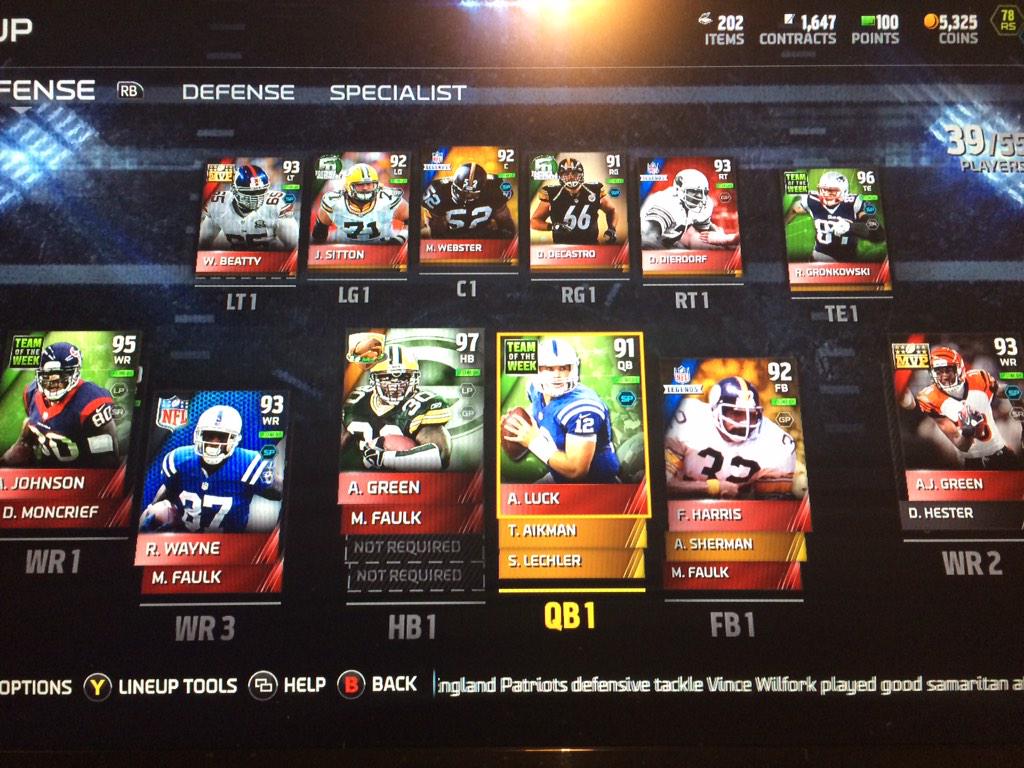 TomCatTheGoat's tweet image. 💥💥GIVING AWAY WHOLE MUT TEAM ON XBOX ONE, RT AND FOLLOW TO ENTER, 22 WINNERS!! ENDS ON SUPERBOWL DAY. BIG CHANCE💥💥💥