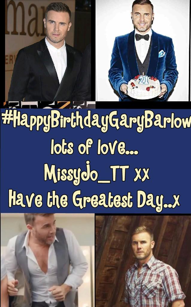 happy bday to u Mr Gary Barlow xxxxz 