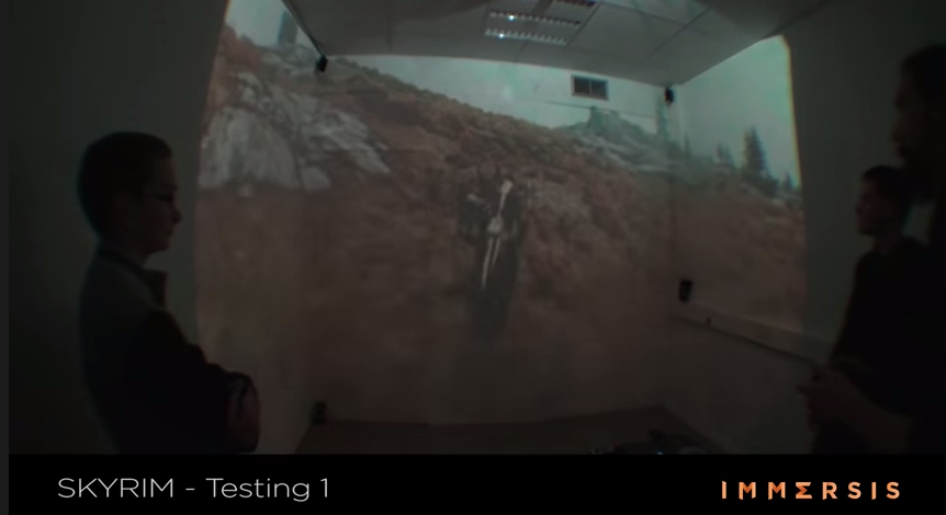 Video: #Skyrim at 140° in HD on #Immersis  immersisvr.com/video-skyrim-h… #VR #VirtualReality